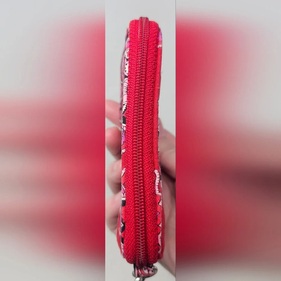 Vera Bradley Frankly Scarlet Zippered Wristlet Wallet - Picture 6 of 13